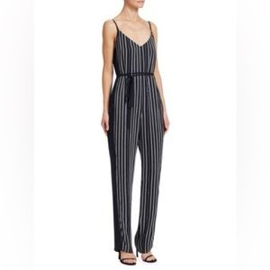 Rag & Bone Rosa Striped V Neck Jumpsuit